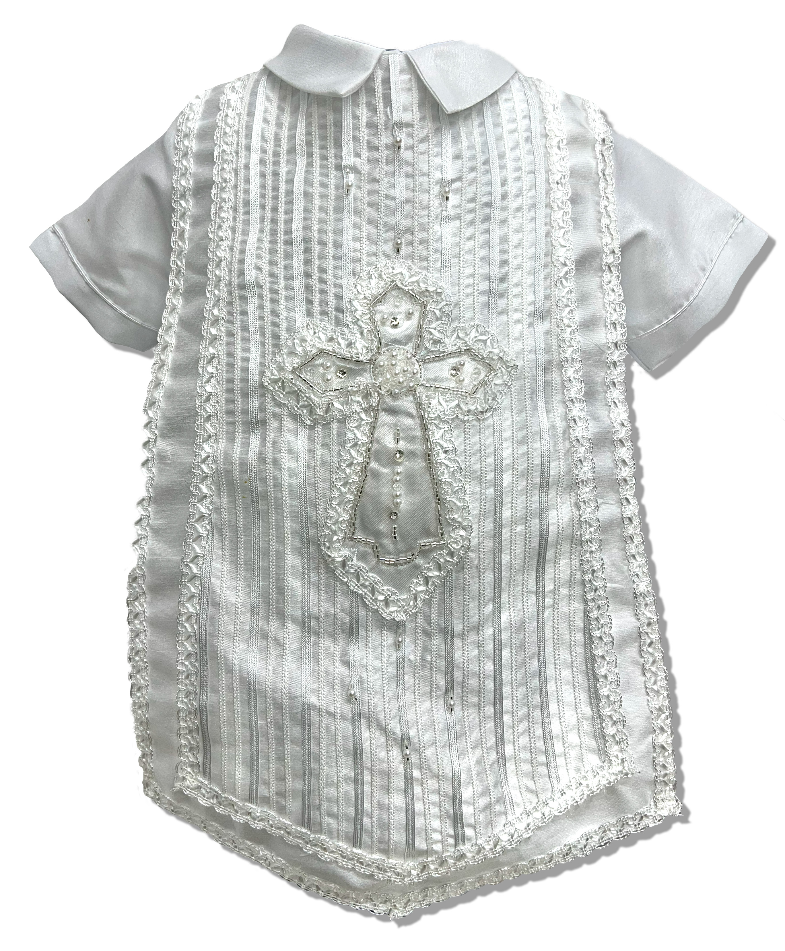 Ropón de bautizo para niño alta calidad: Modelo David