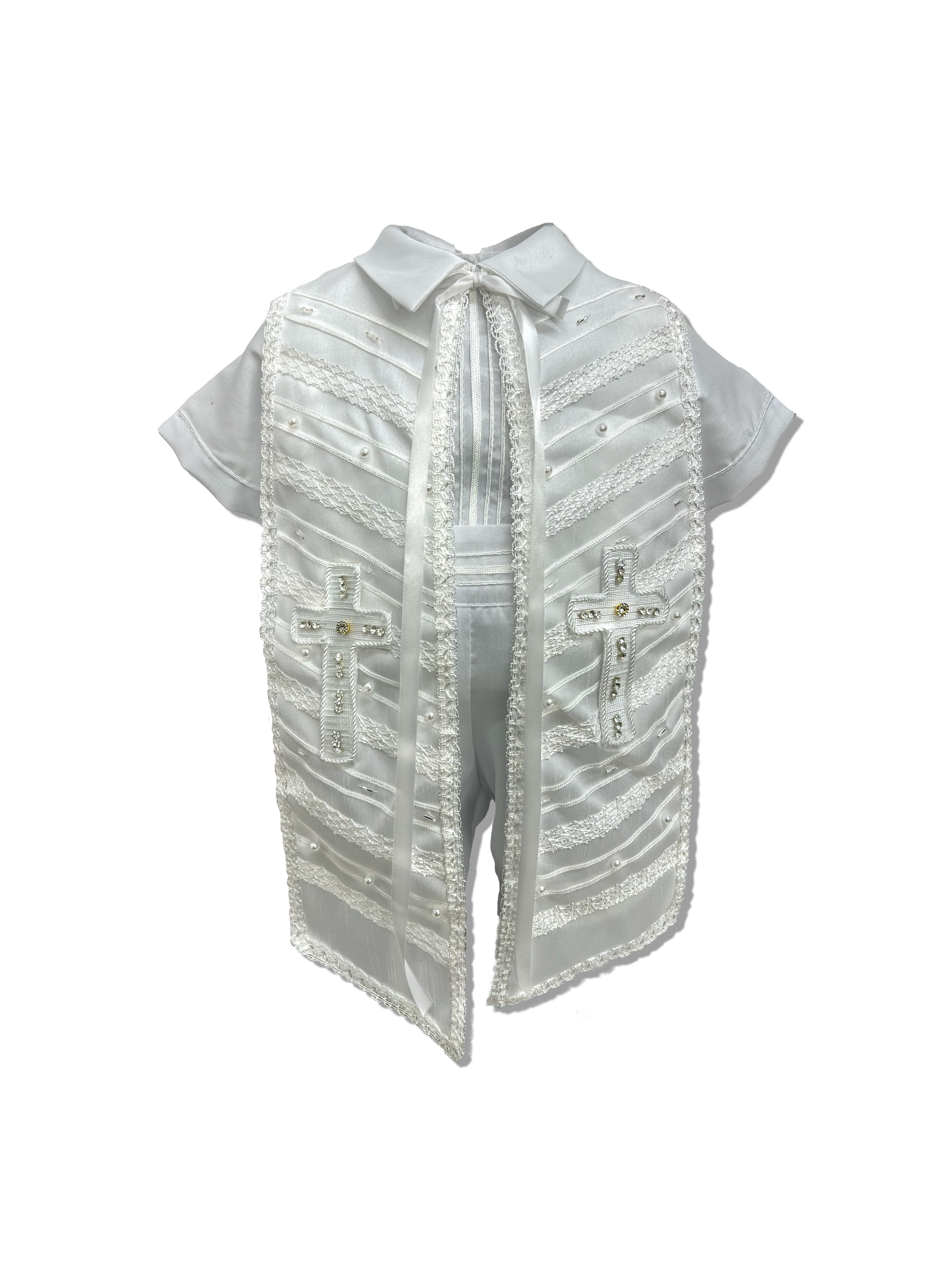 Ropón de bautizo para niño alta calidad: Modelo Héctor