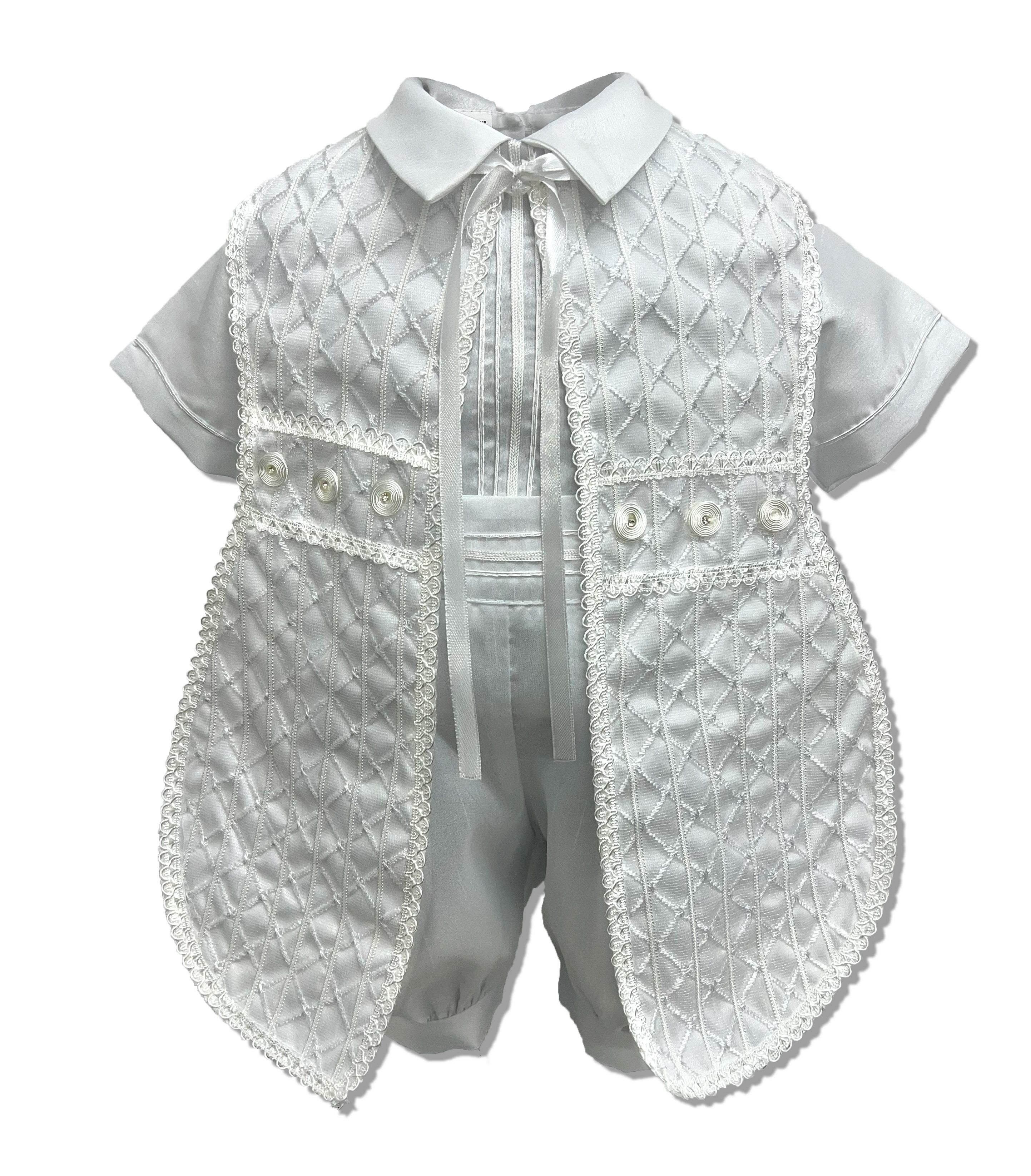 Ropón de bautizo para niño alta calidad: Modelo Lucas