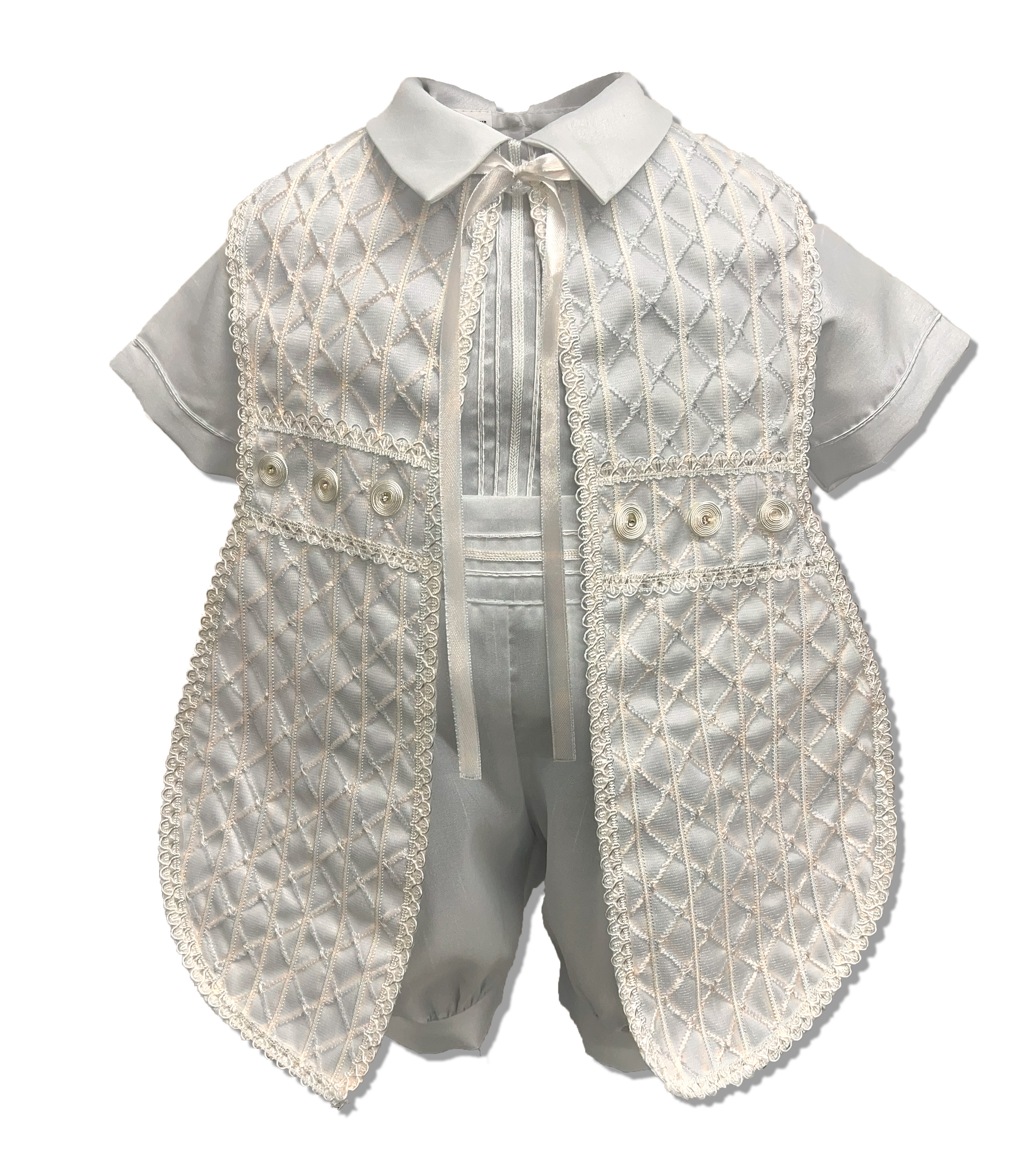 Ropón de bautizo para niño alta calidad: Modelo Lucas