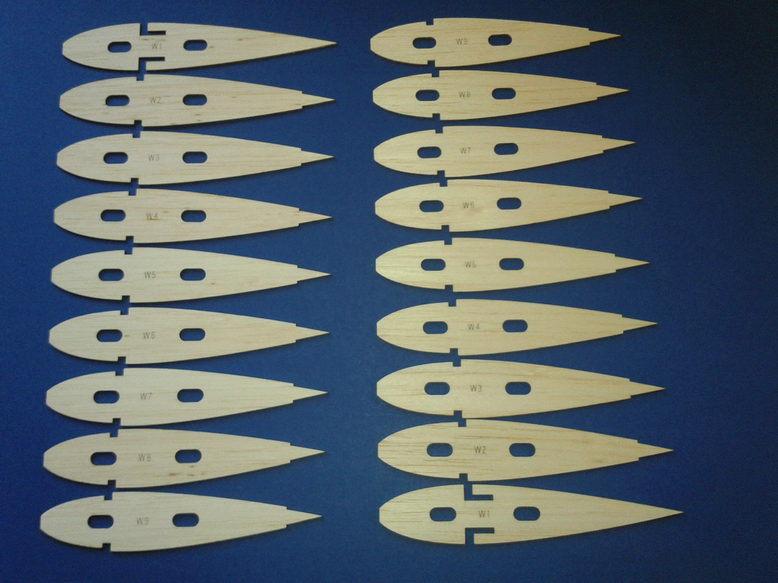 KK Spectre - Control Line Stunt Model - Laser-cut balsa/ply parts set
