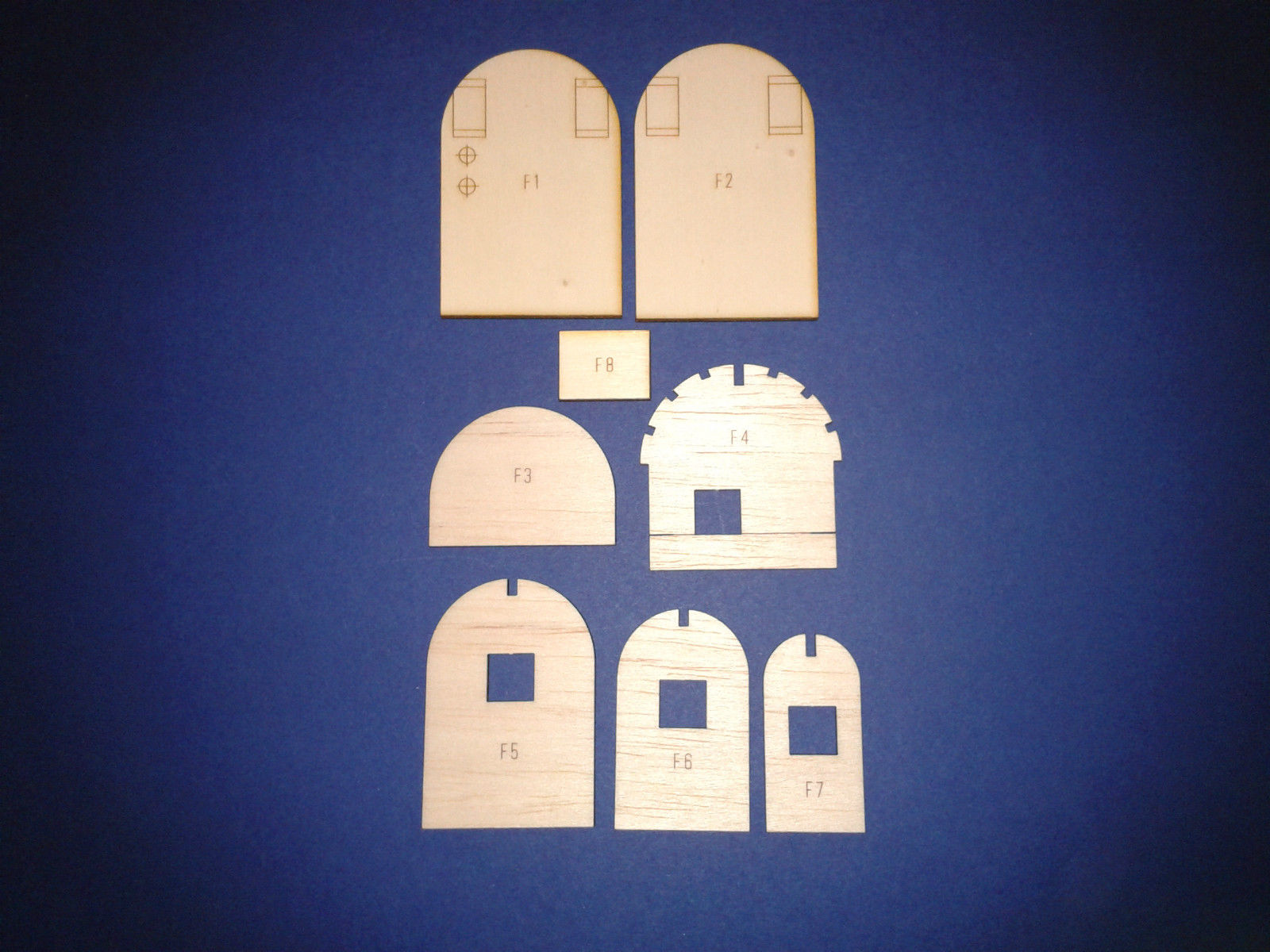 KK Spectre - Control Line Stunt Model - Laser-cut balsa/ply parts set