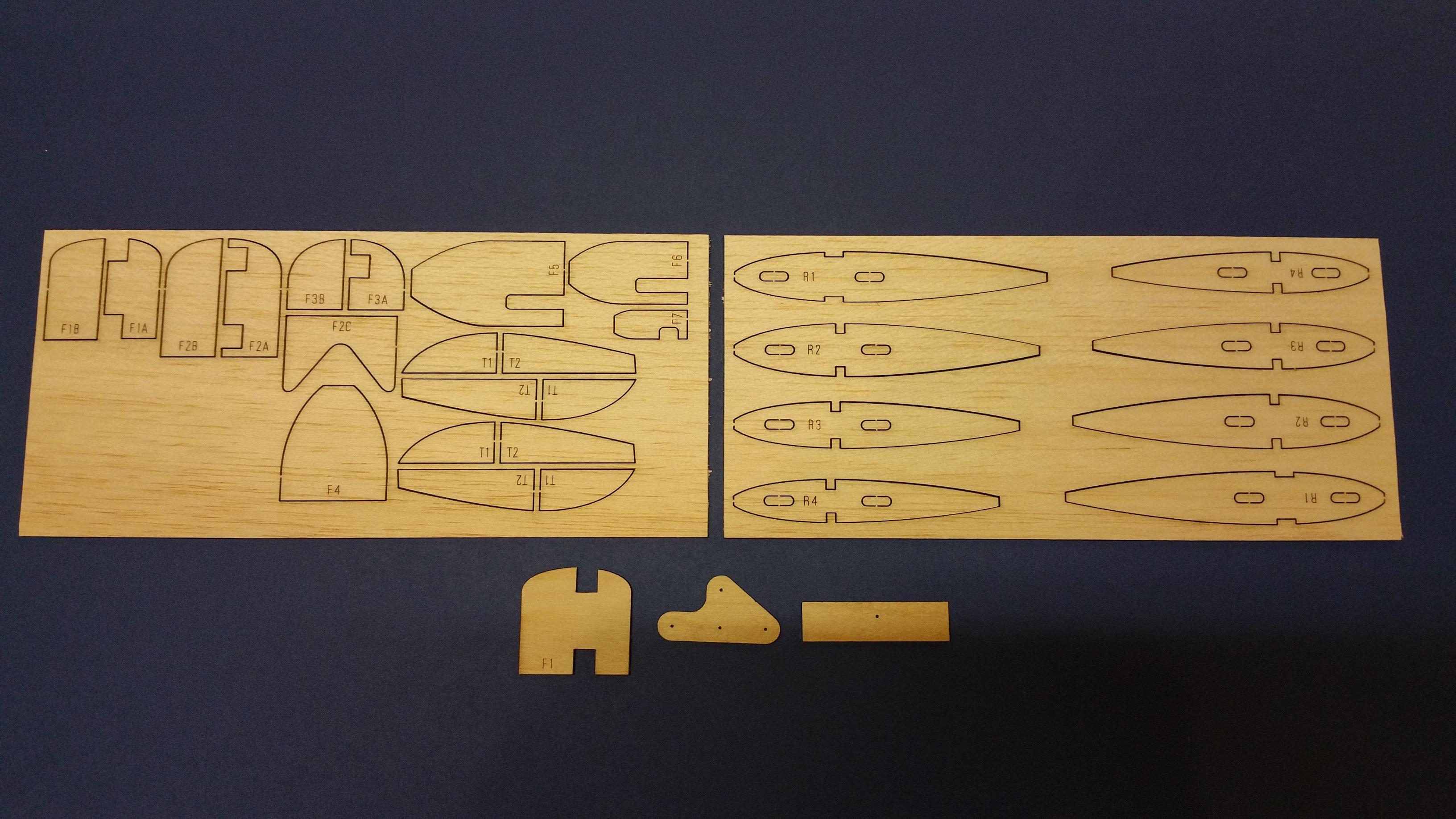 'Joker' - KK Control Line Stunt Model - Laser-cut parts set