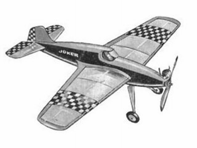 'Joker' - KK Control Line Stunt Model - Laser-cut parts set
