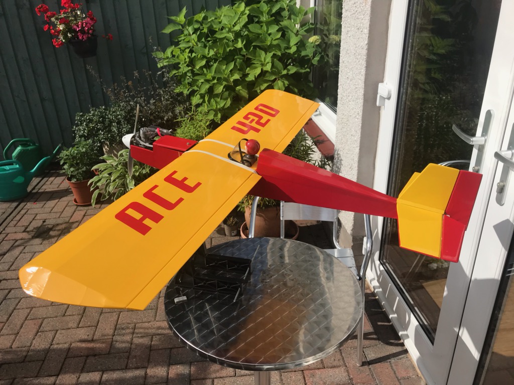 Ace RC 4-20 - RC Sports Model Aircraft plane - Laser-cut Balsa / Ply Parts