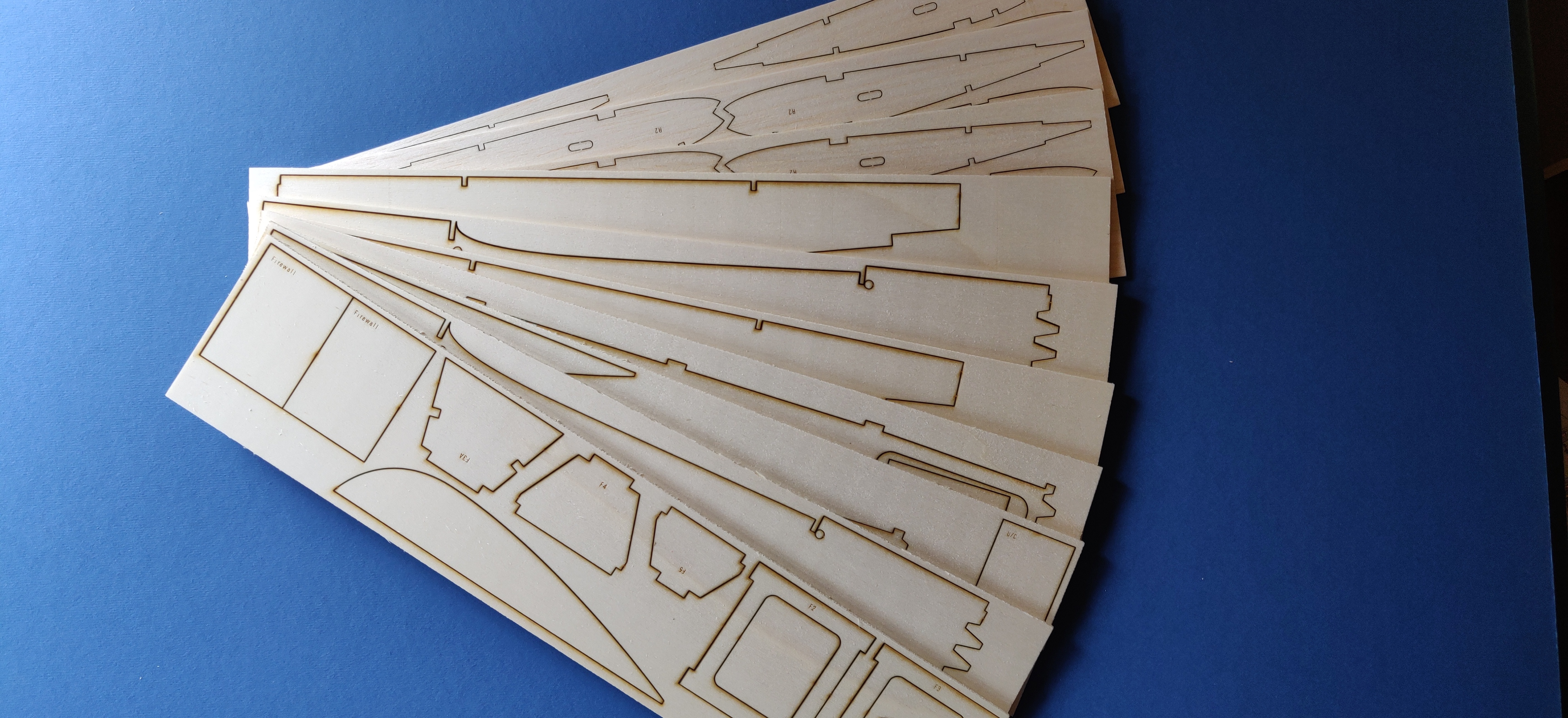 Ace RC 4-20 - RC Sports Model Aircraft plane - Laser-cut Balsa / Ply Parts