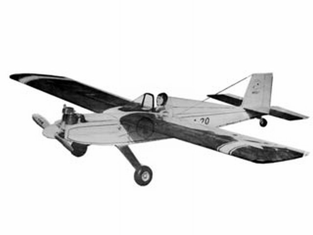 Ace RC 4-20 - RC Sports Model Aircraft plane - Laser-cut Balsa / Ply Parts