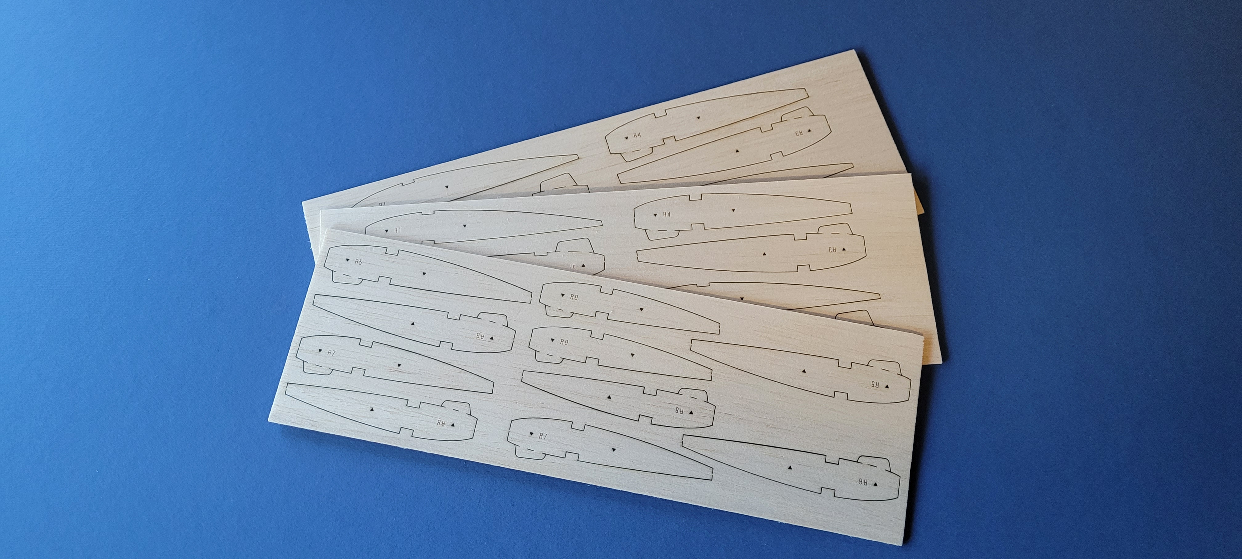 Dick’s Dream by Ace RC -RC/Free Flight Model aircraft ~ Laser-cut RIB SET