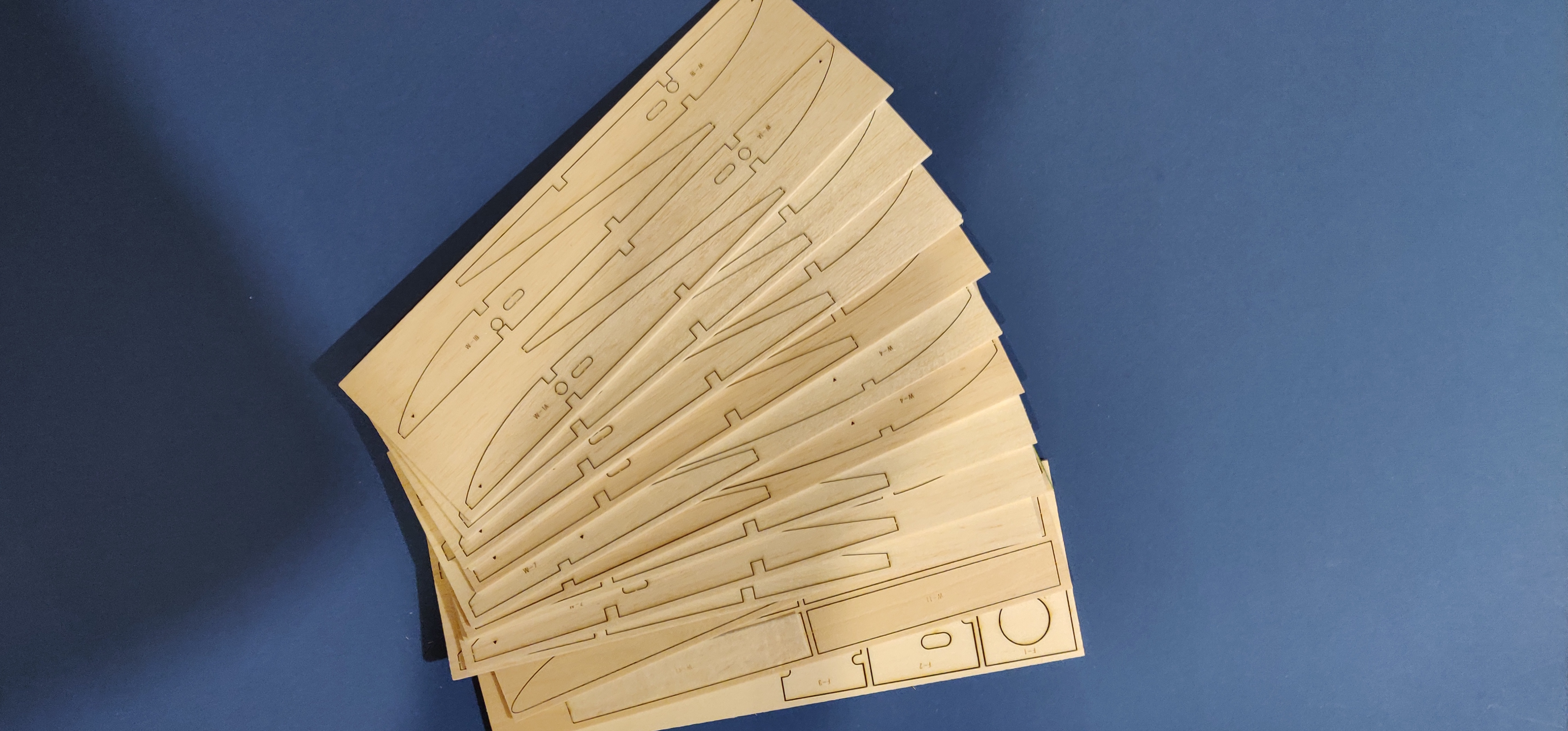 Olympic II - 100" All Wood Sailplane by Airtronics- Laser-cut Balsa/Ply Parts Set