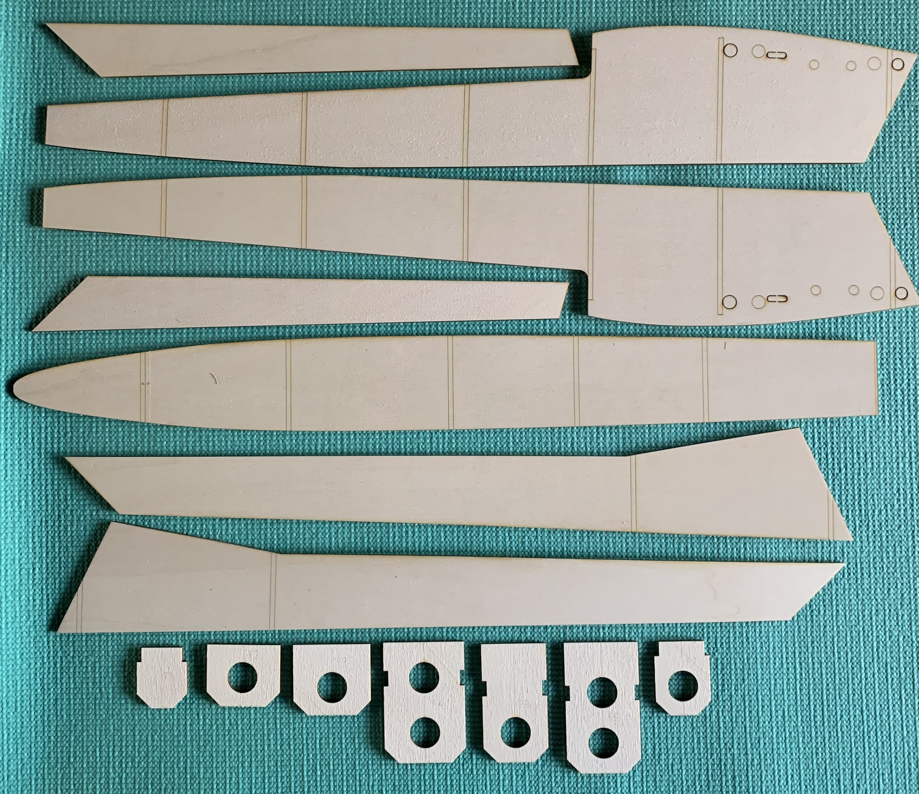 Sagitta XC - 4M RC sailplane by Airtronics - Laser Cut Ply Fuselage parts