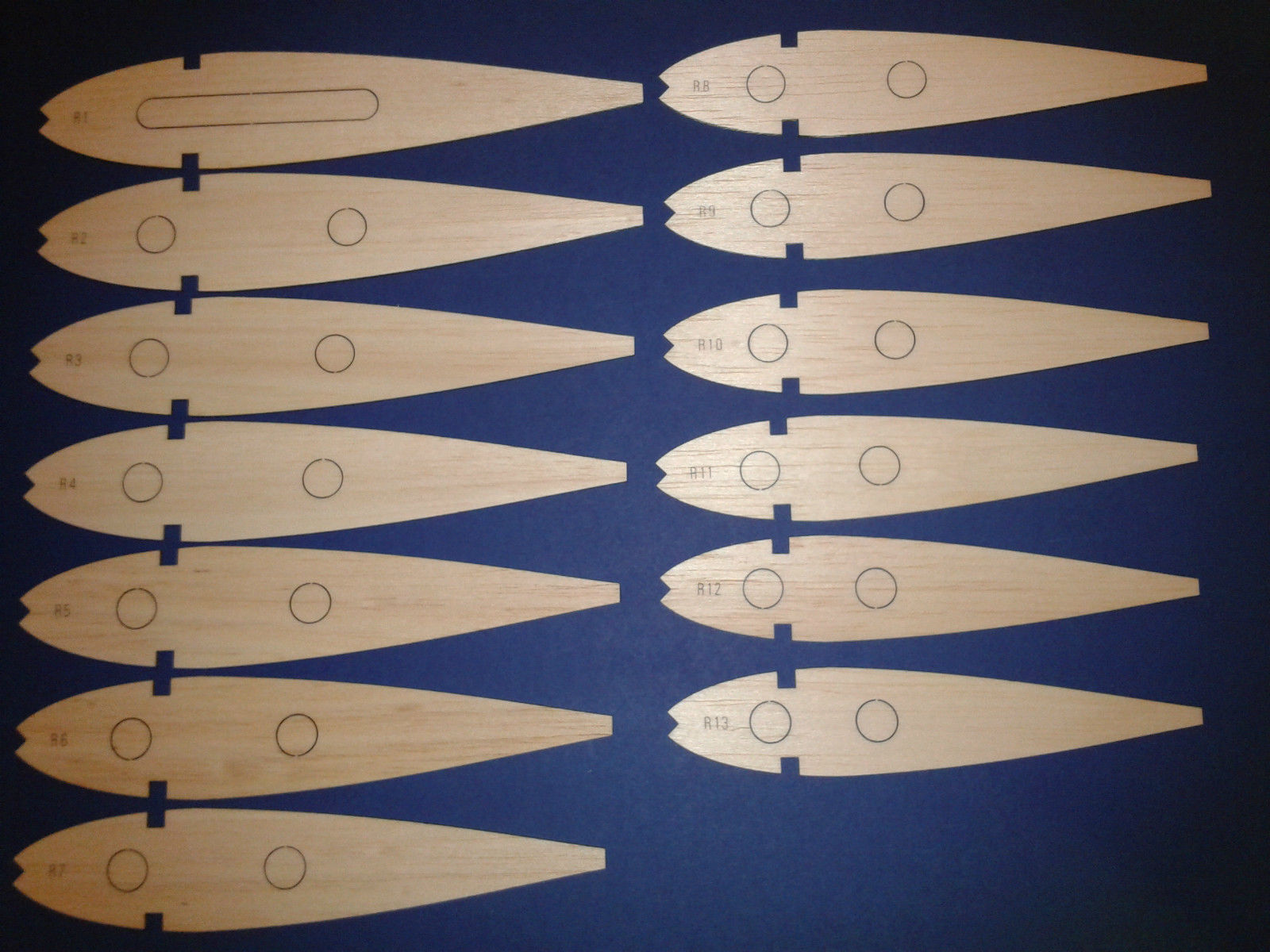 Kismet by Ken Taylor - Beautiful Control Line Stunt Model - Laser Cut Balsa Rib Sets