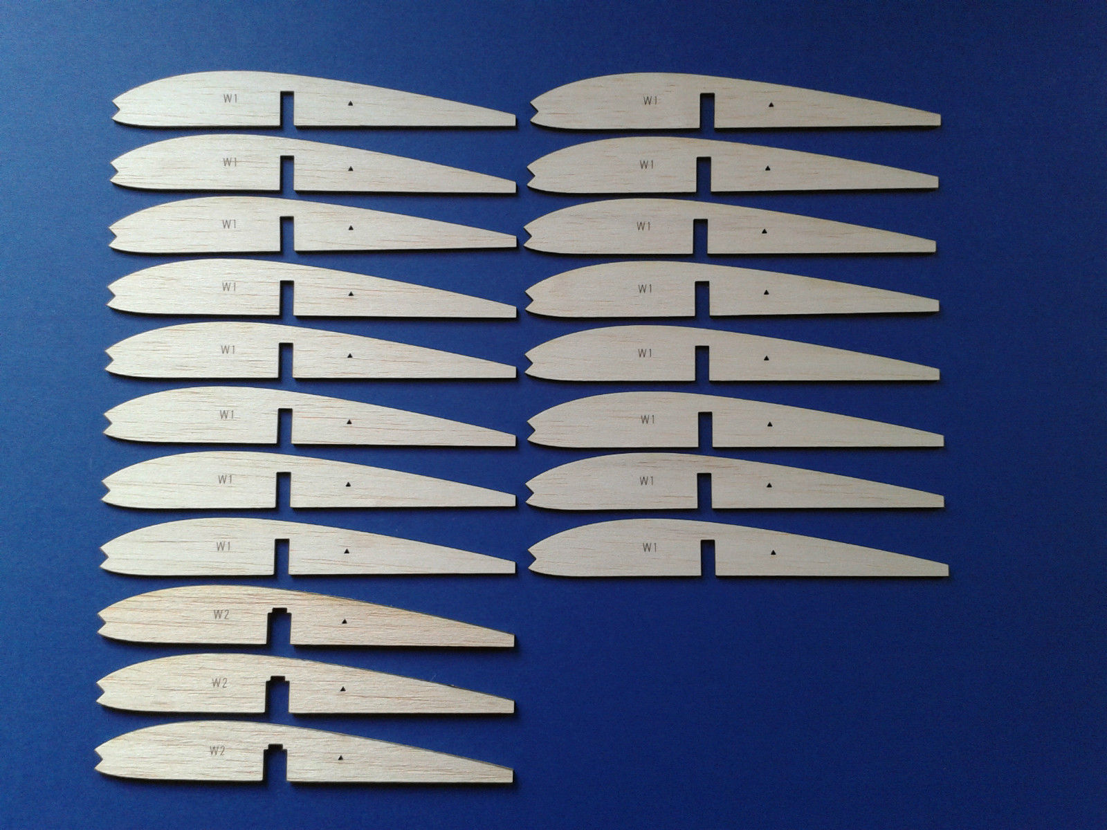 Simplex 40 ~ 42" Vintage Free Flight/RC Model ~ Laser-cut Balsa Rib Set