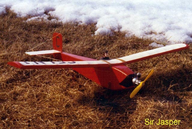 Sir Jasper by AN Searle ~ Model aircraft ~ Laser-cut Balsa/Ply Rib Set