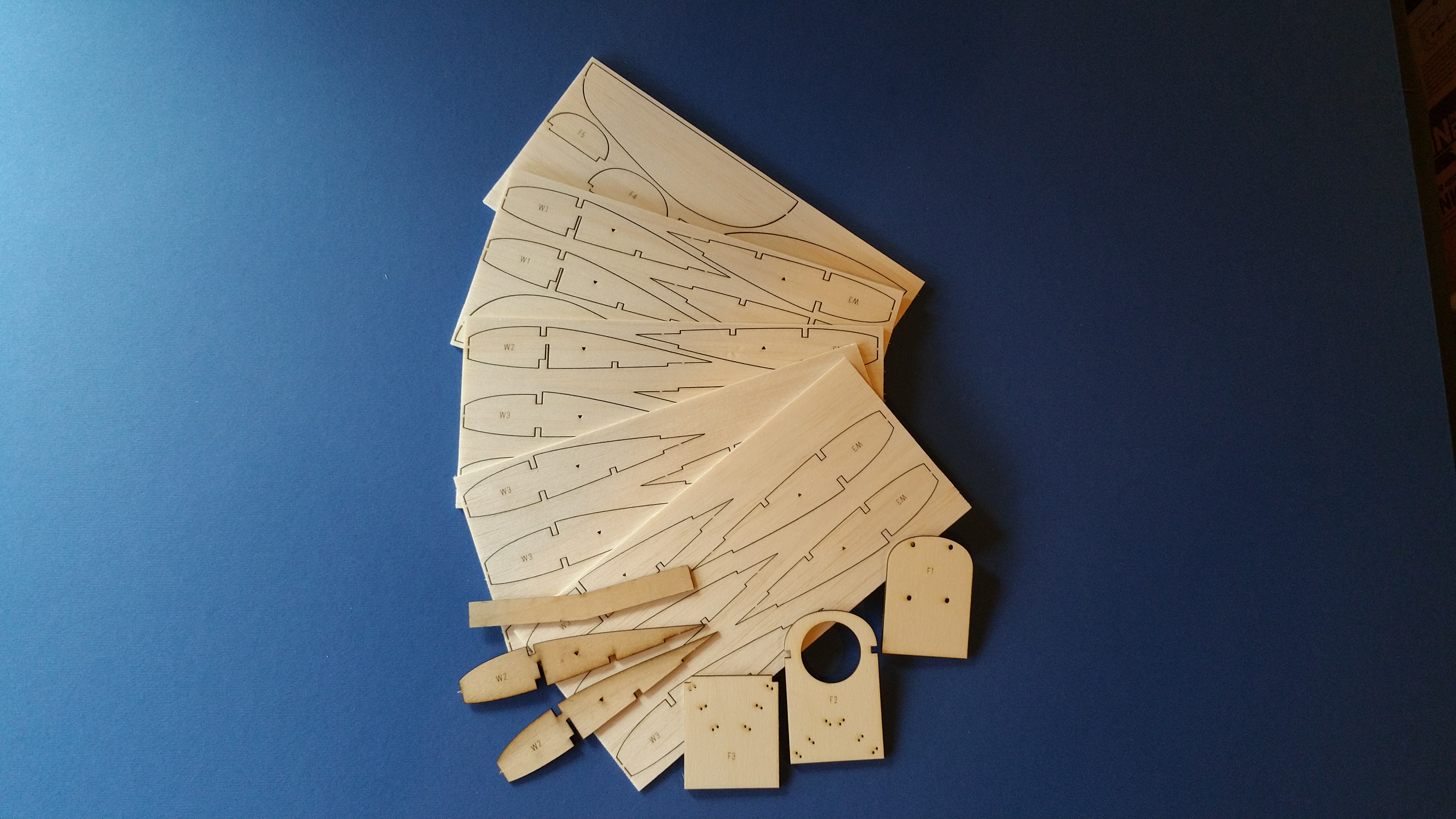 Barnstormer Baby by Dave Boddington RC model aircraft Laser-cut Balsa/Ply Parts Set