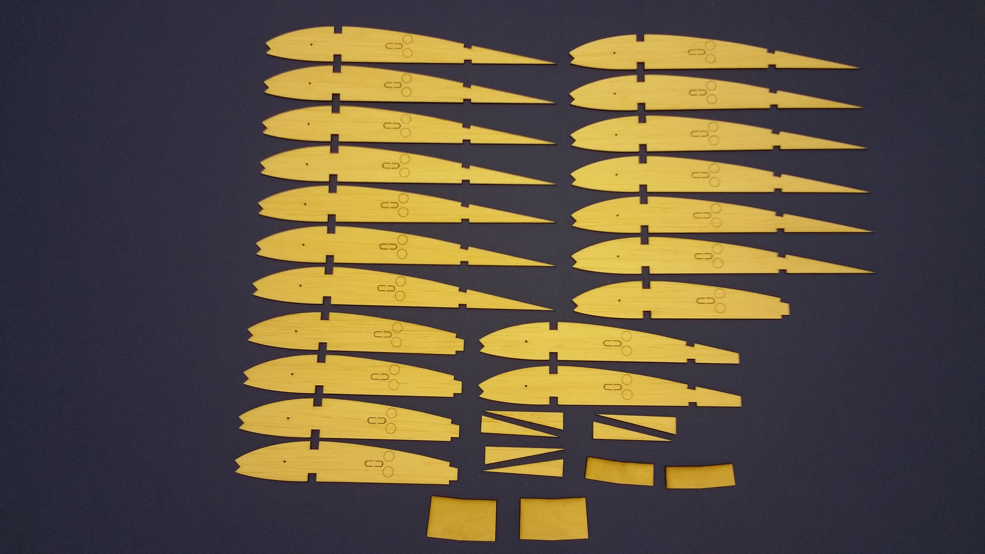 Flair SE5a - RC Scale Model Aircraft- Laser-cut "RIB SET & Primary Formers"