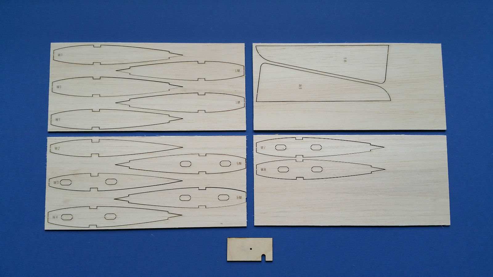 Frog Talisman - 28" Control Line Stunt Model - Laser-cut Balsa/Ply Rib Set