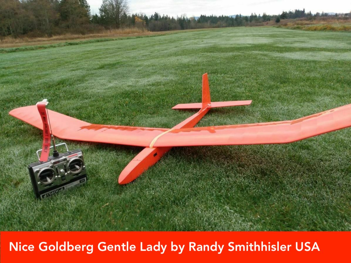 Gentle Lady - RC 2m Model Glider by Carl Goldberg - Laser-cut Balsa Rib Set