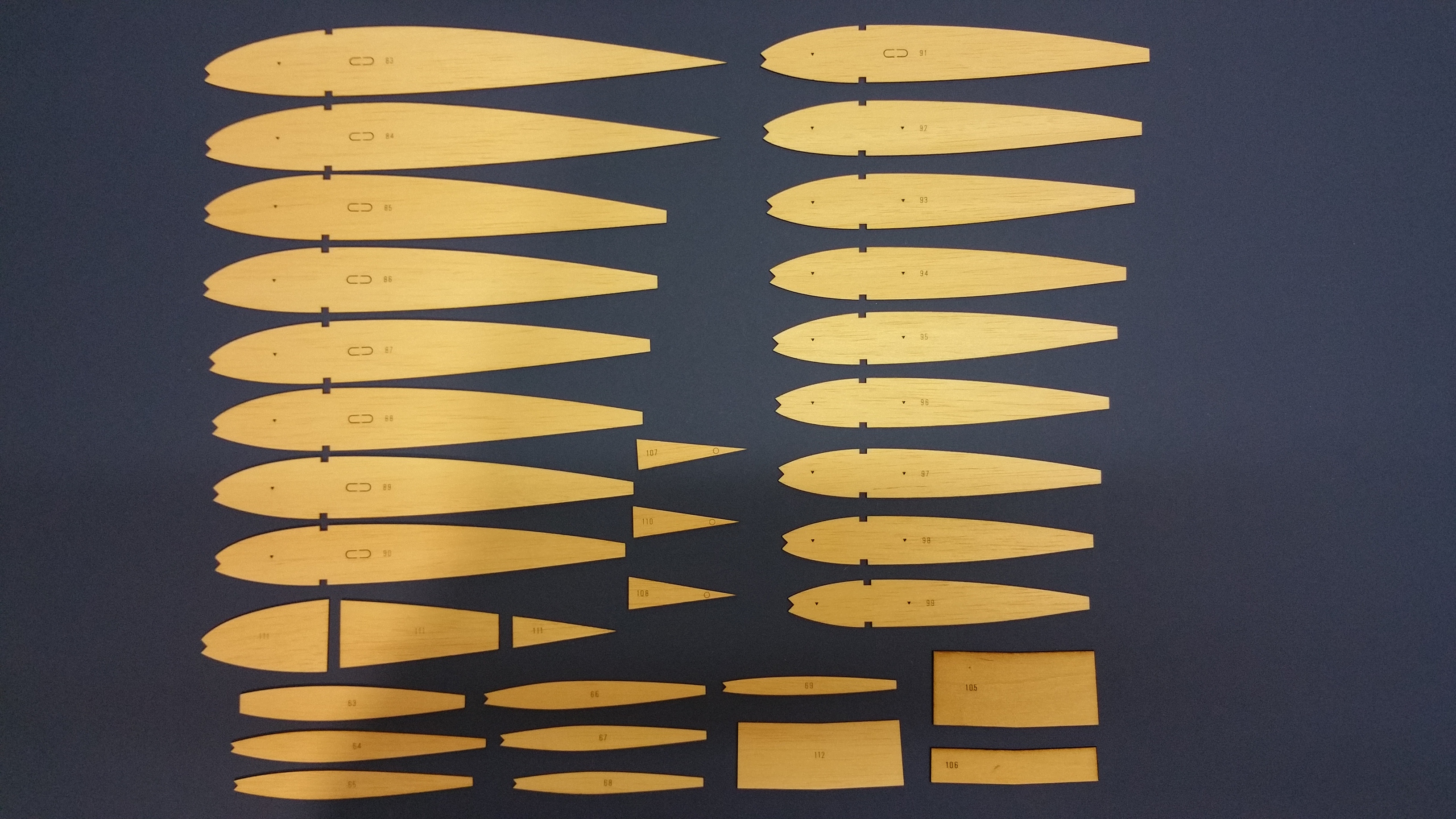 Graupner Caravelle ~ RC Sports Model Aircraft ~ Laser-cut Balsa/Ply Part Set
