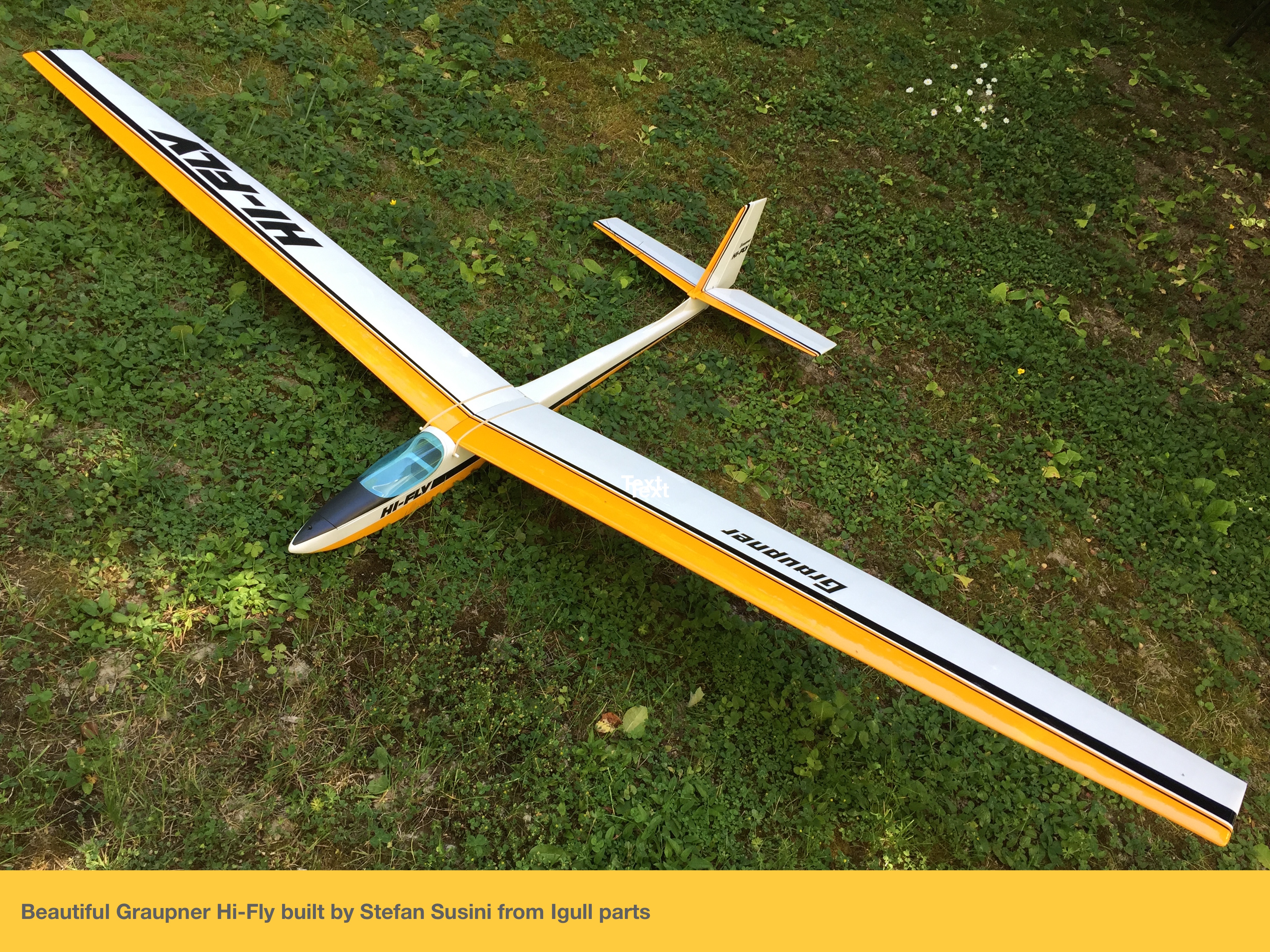 Graupner Hi-Fly ~ RC Model Glider Sailplane ~ Laser-cut Balsa/Ply Part Set