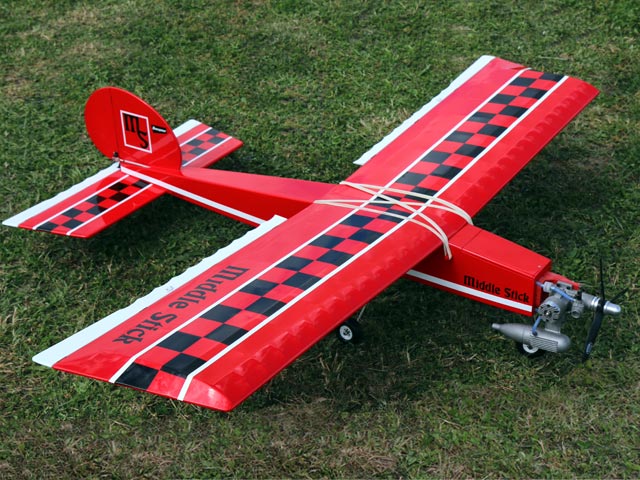 Graupner Middle Stick - RC Sports Fun Model Plane - Laser-cut Balsa Rib Set
