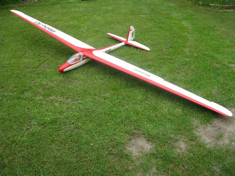 Graupner Weihe 50 - RC 3.2m Scale Model Glider ~ Laser-cut balsa/ply rib set