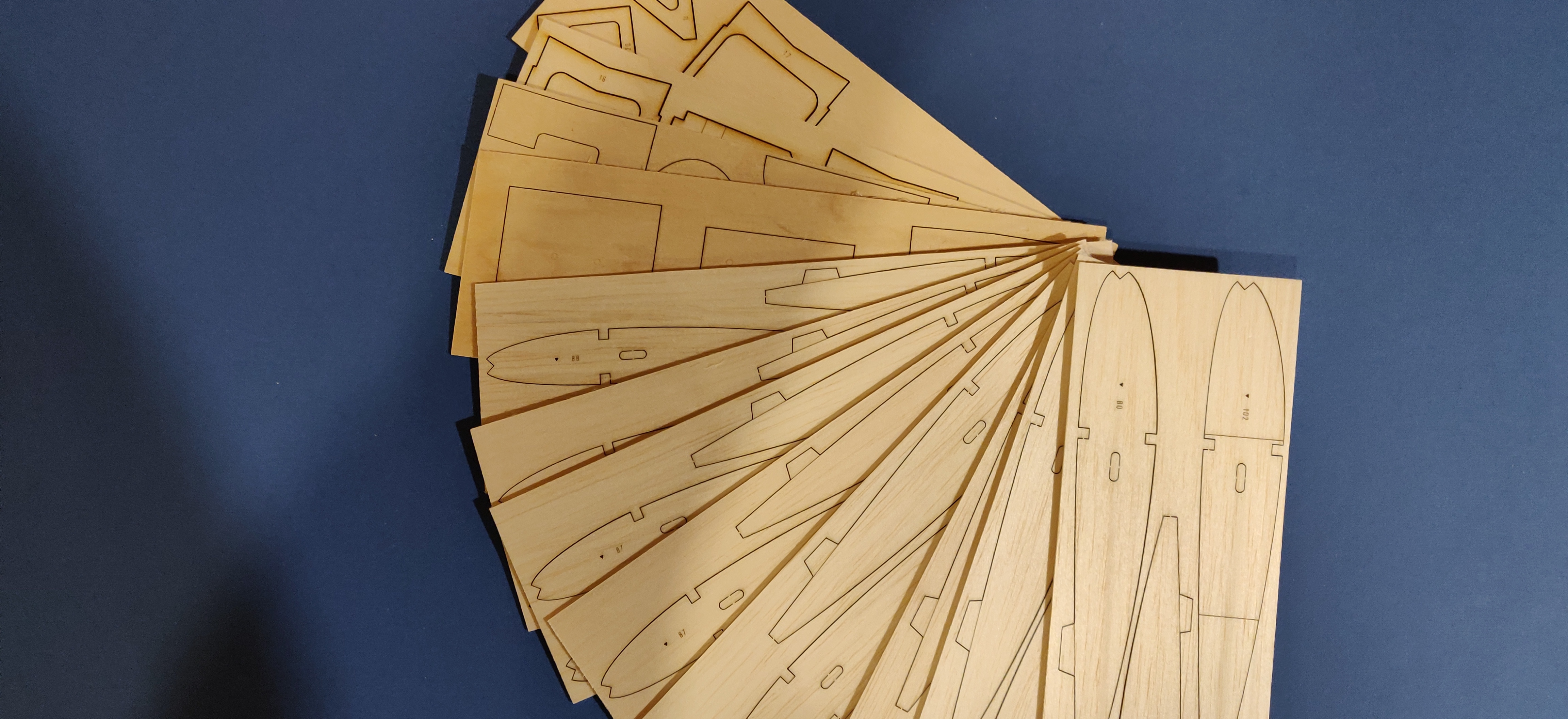 Graupner Floride - RC Sports Aerobatic Model ~ Laser-cut Balsa/Ply Parts Set