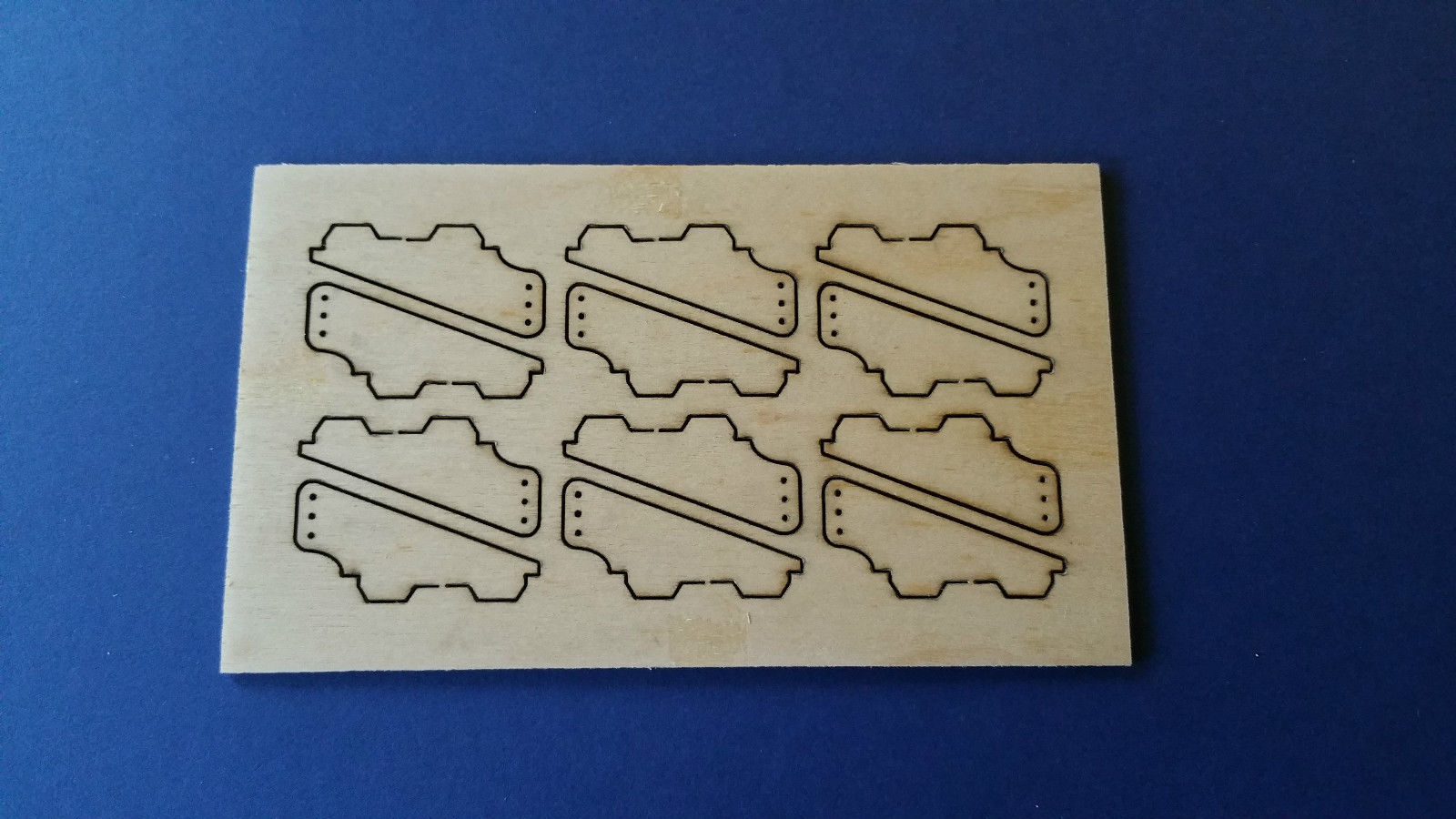 FT-3 ~ Ply Control Horns (37x19) for RC Model aircraft - 12 x Laser parts