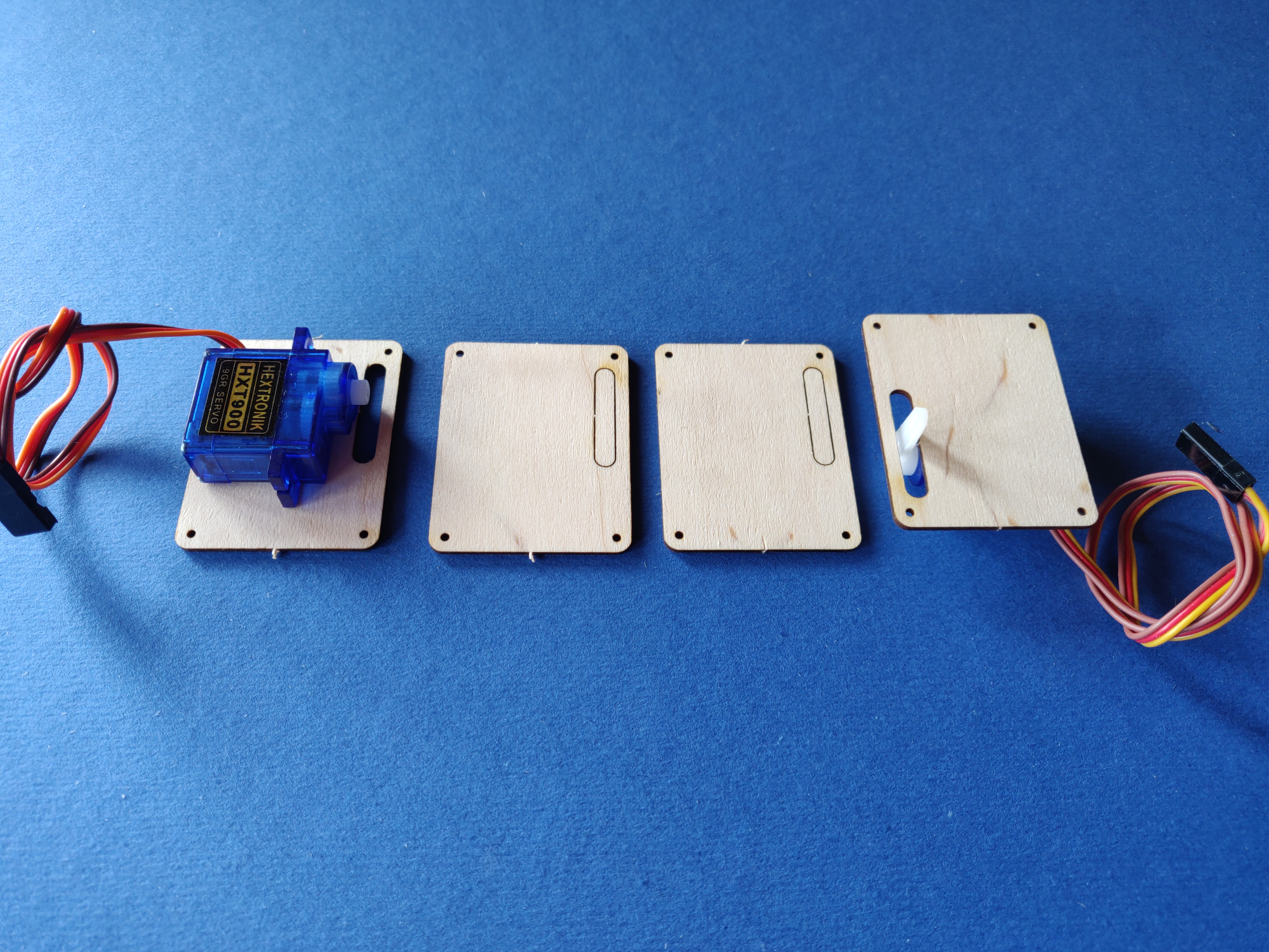 IG-2 ~ Std Servo Covers for RC Model Aircraft - 4 x Laser ply parts