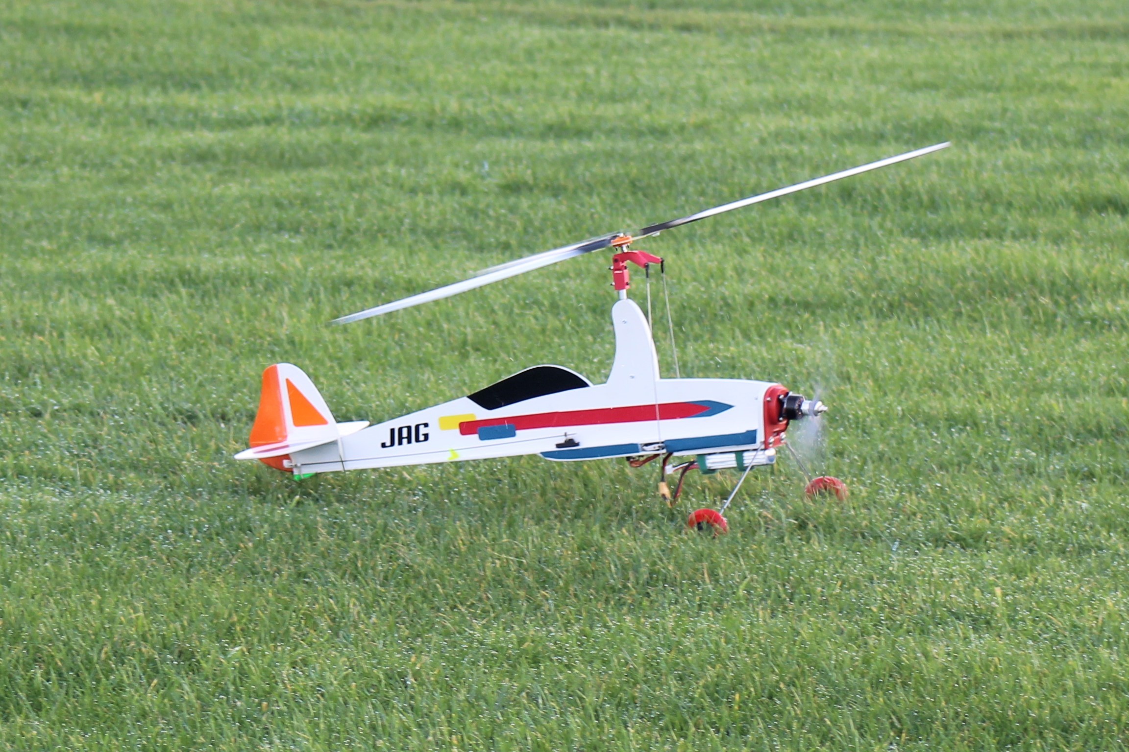 JAG Autogyro by John Keats - RC Model Autogyro - Laser Cut Balsa/Ply SHORT Kit