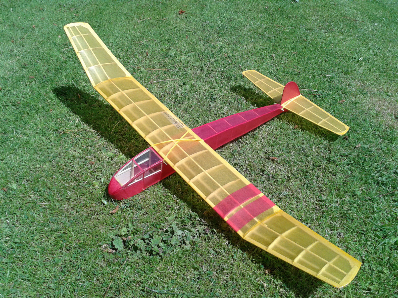 KK Dolphin ~ 30" Vintage Free-flight Model Glider ~ Laser-cut Balsa RIB SET