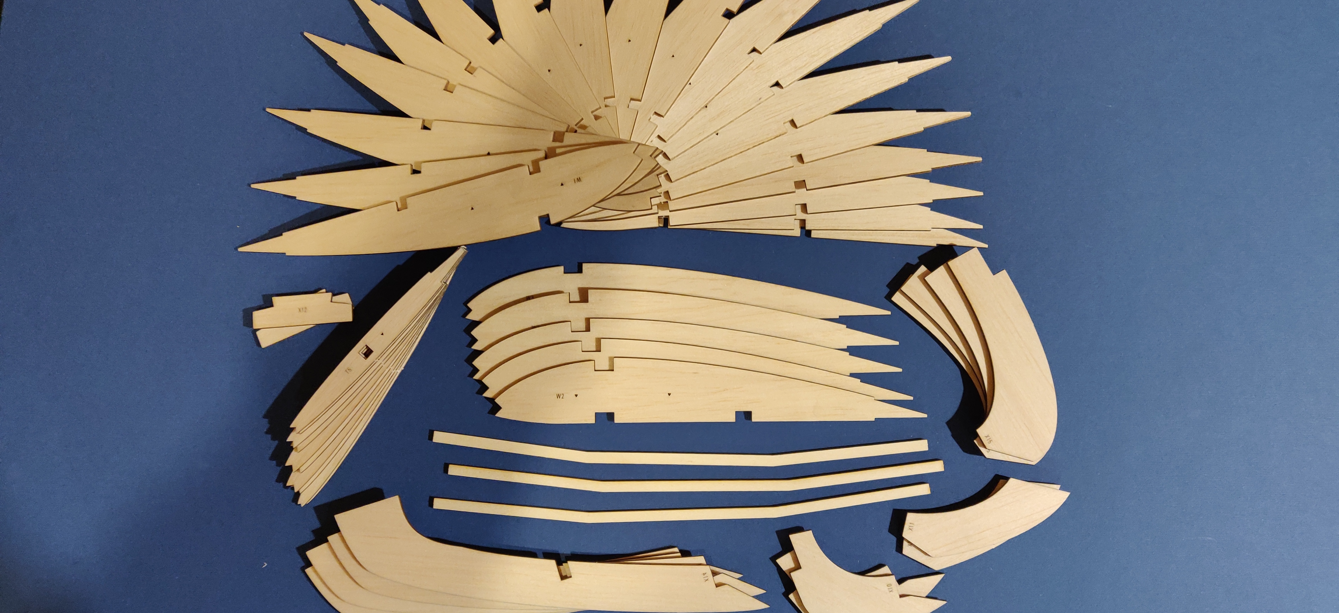KK Super Sixty ~ 63" Classic RC Model Aircraft ~ Laser-cut Balsa RIB SET