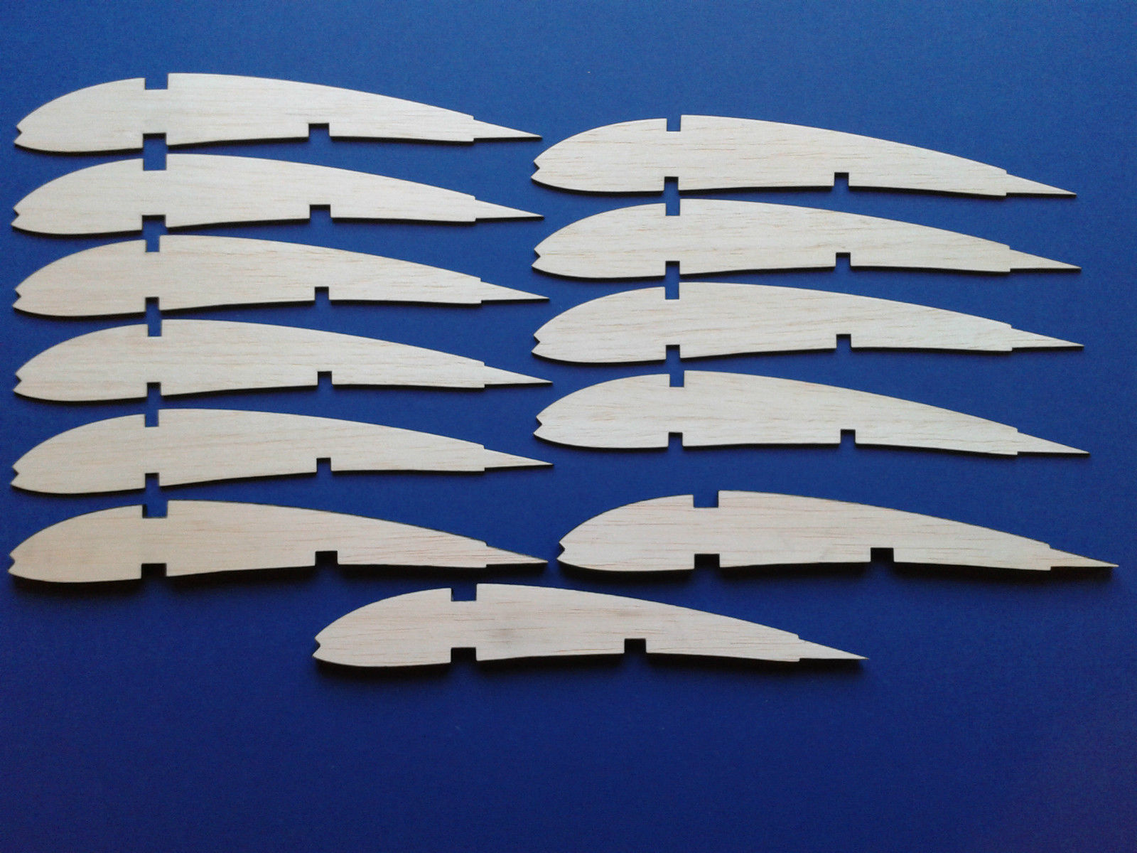 KK Junior 60 ~ 1955 RC Cabin Model - Laser-cut Balsa Wing RIB SET