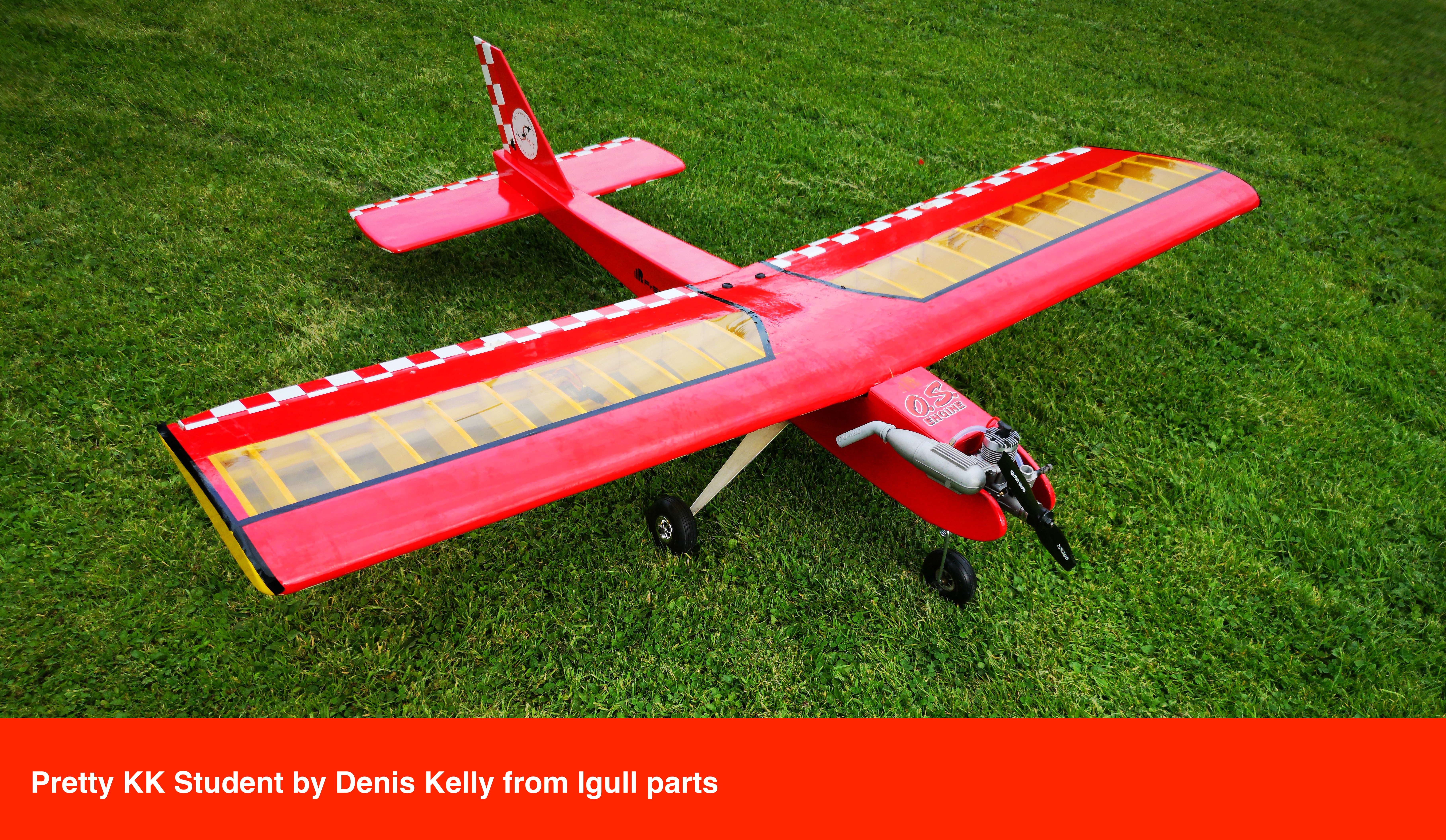 KK 'Student - RC Model aircraft - Laser-cut Balsa Rib Set