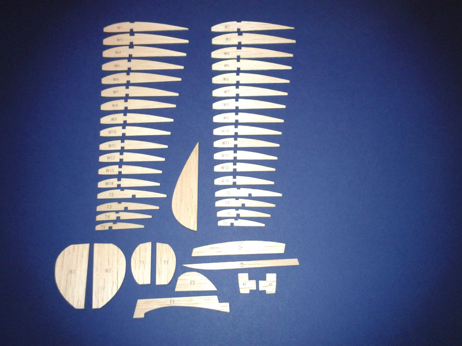 'Soarer Baby' - Vintage KK Model Glider / RC suitable - Laser-cut Balsa Rib Sets