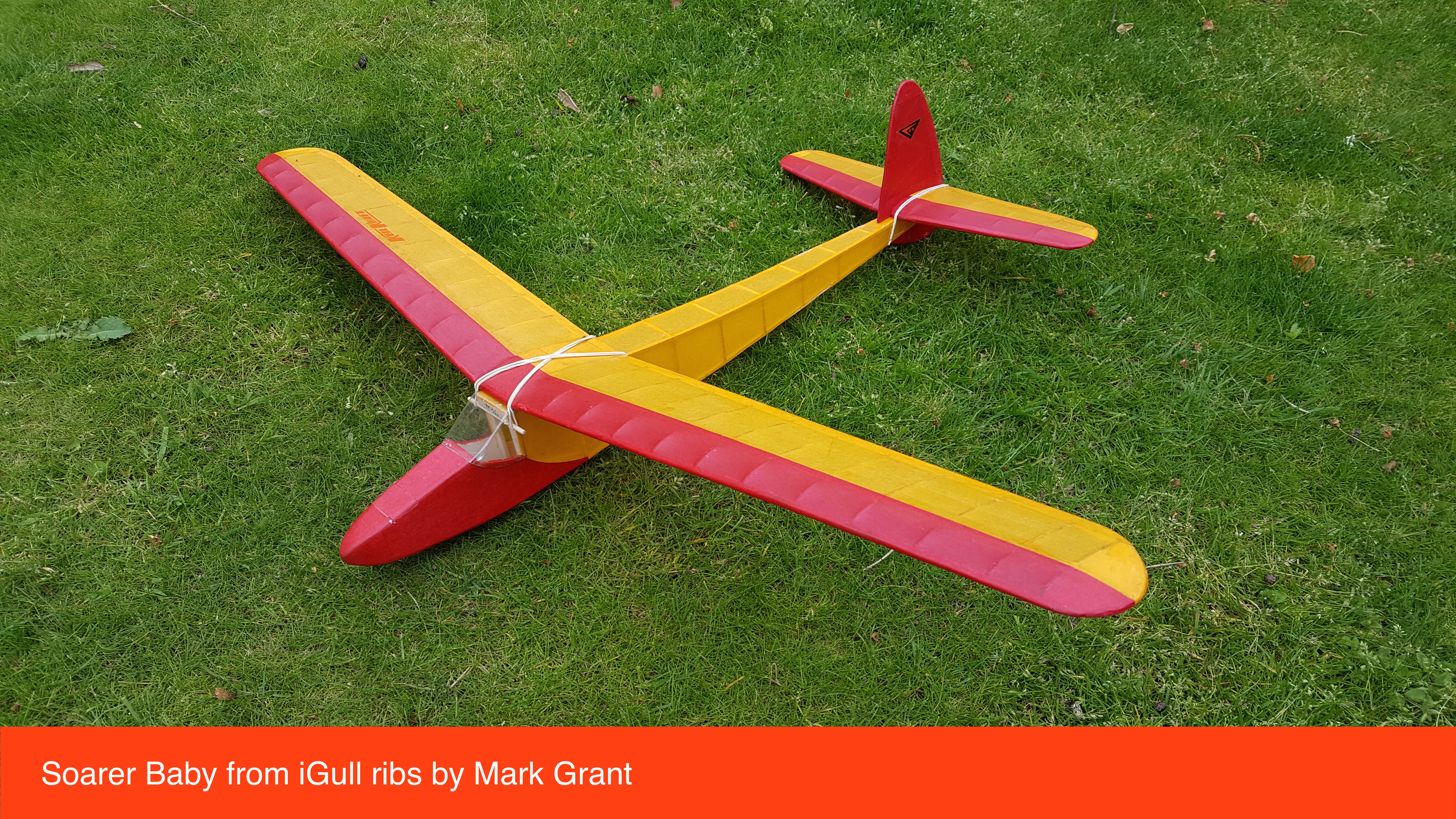 'Soarer Baby' - Vintage KK Model Glider / RC suitable - Laser-cut Balsa Rib Sets