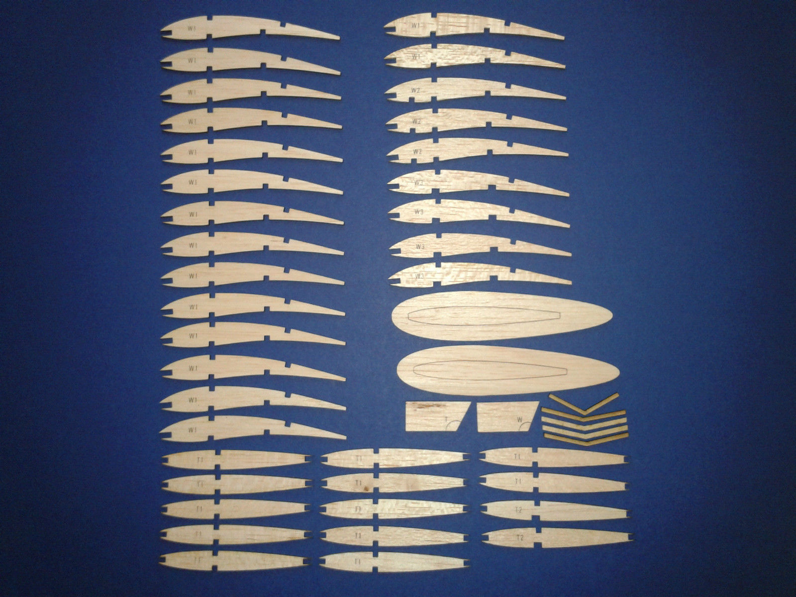 'Topper' - KK Free Flight Model glider - Laser Cut Balsa/Ply Parts Set