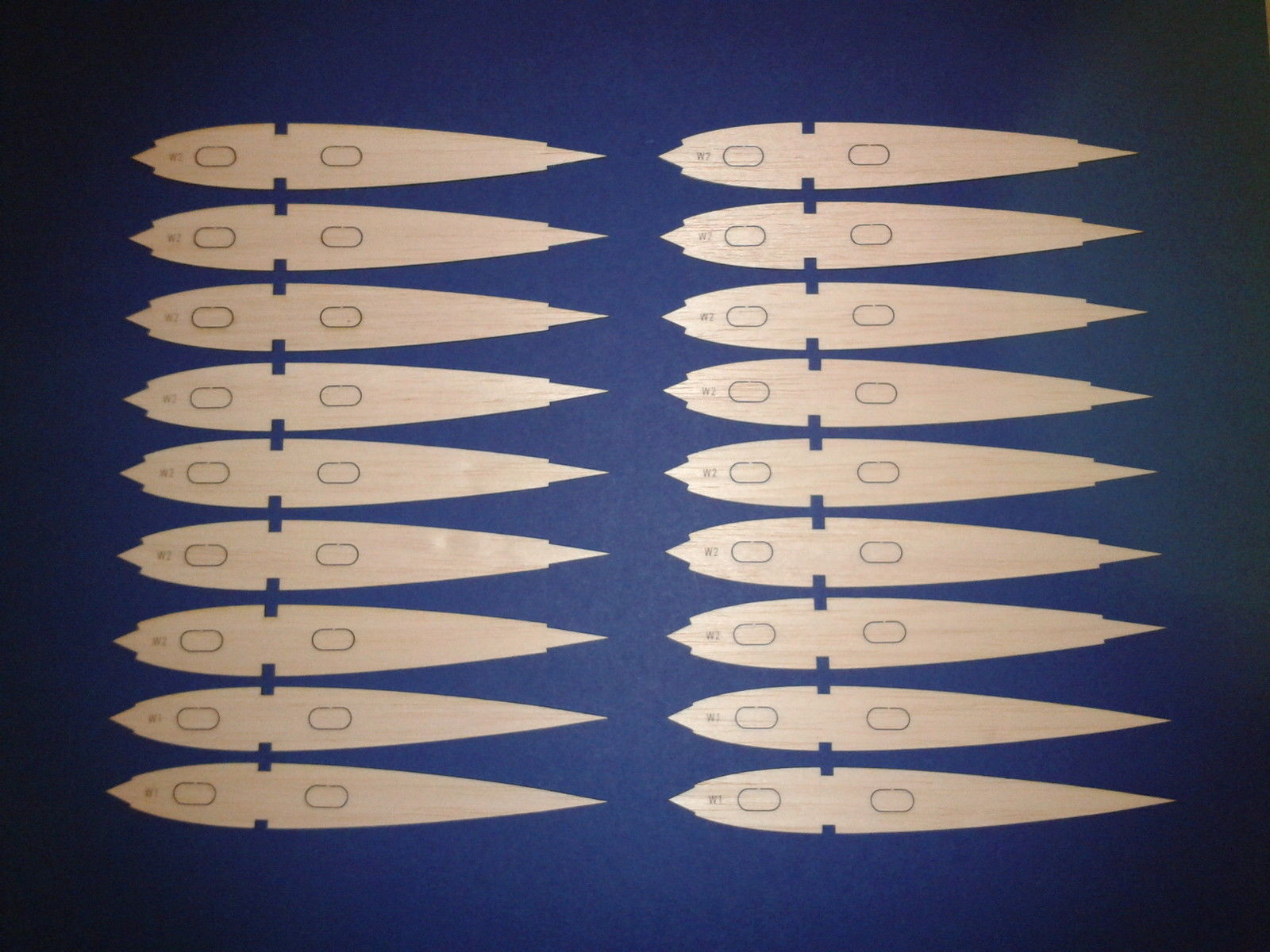 KK Firebird - Control Line Stunt Model by Ernie J Webster - Laser-cut Balsa/Ply parts