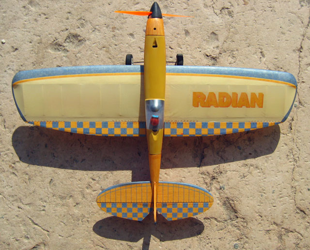 Radian - KK Control Line Model by Ernie J Webster - Laser Cut Balsa/ply Part Kit