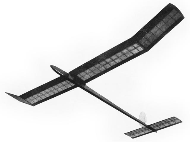 'Aquarius' KK Free Flight Model Glider - Laser Cut Balsa Rib Sets