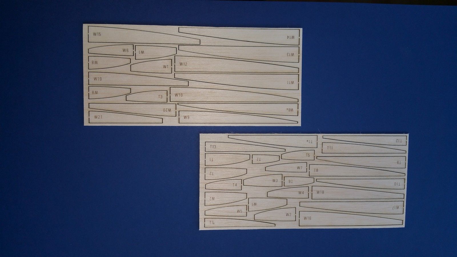 'Halo' - Classic KK Model Aeroplane - Free Flight/RC - Laser-cut Balsa Rib Set