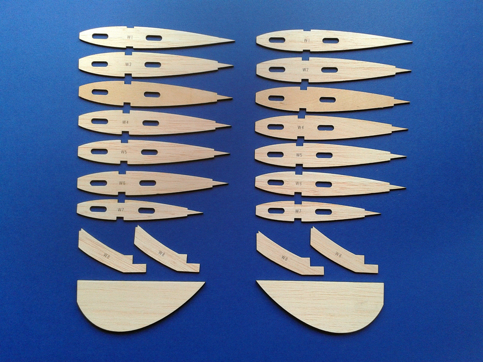 'Marquis'  - Classic KK Control Line Model - Laser-cut balsa/ply rib set
