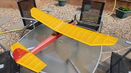 'Snipe' Vintage KK Free Flight Model ~ Laser-cut Balsa Rib Set