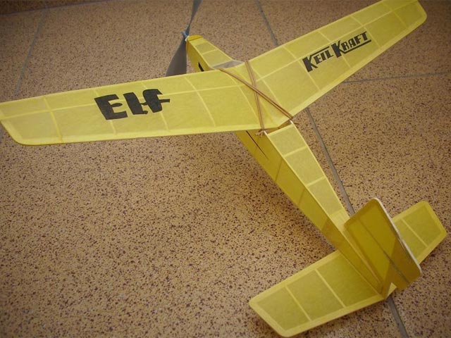 'Elf' - KK Rubber Powered Model - Laser-cut Balsa Parts
