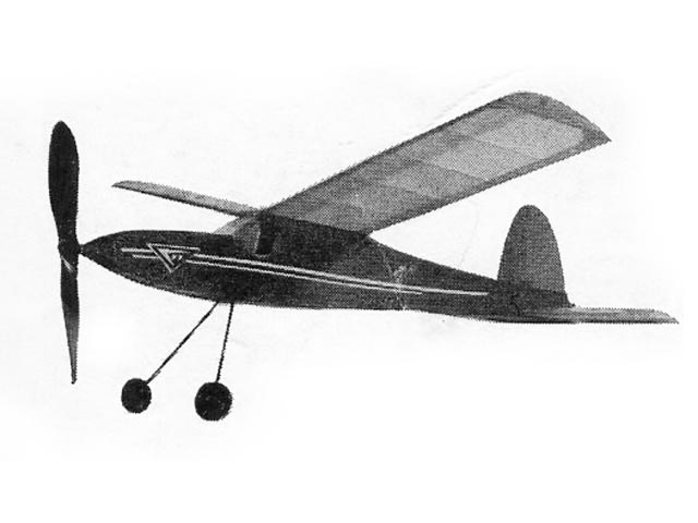 'Robin' - KK Rubber Powered Model Plane - Laser-cut Balsa Parts Set