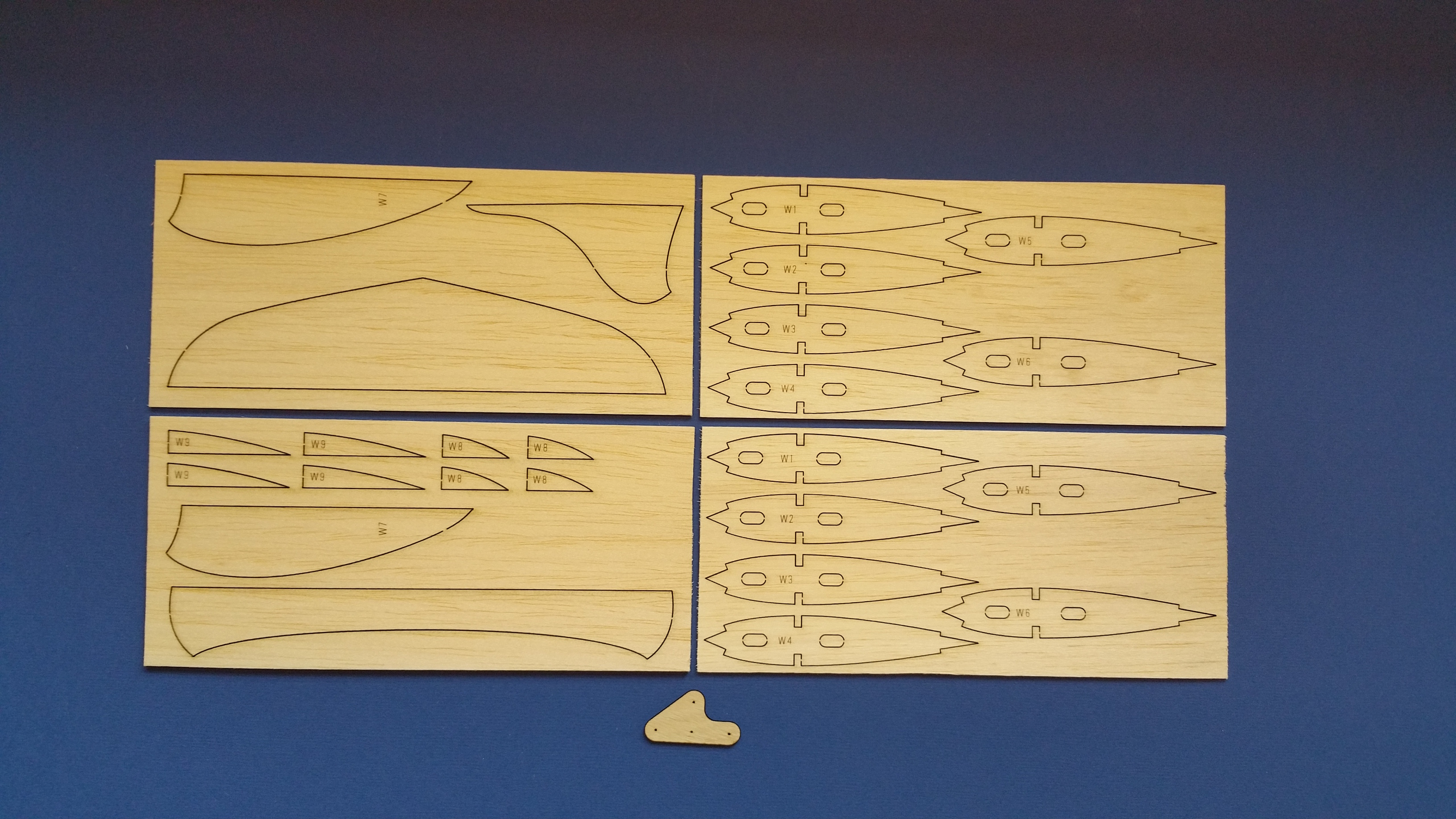 KK 'Firefly' - KK Control Line Stunt Model - Laser-cuts Balsa Parts