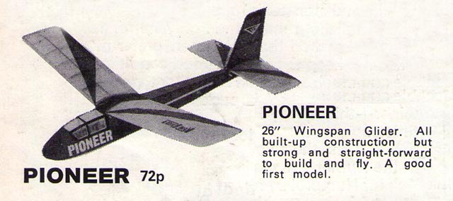kk 'Pioneer' ~ Vintage Free-flight Model Glider ~ Laser-cut Balsa Rib set