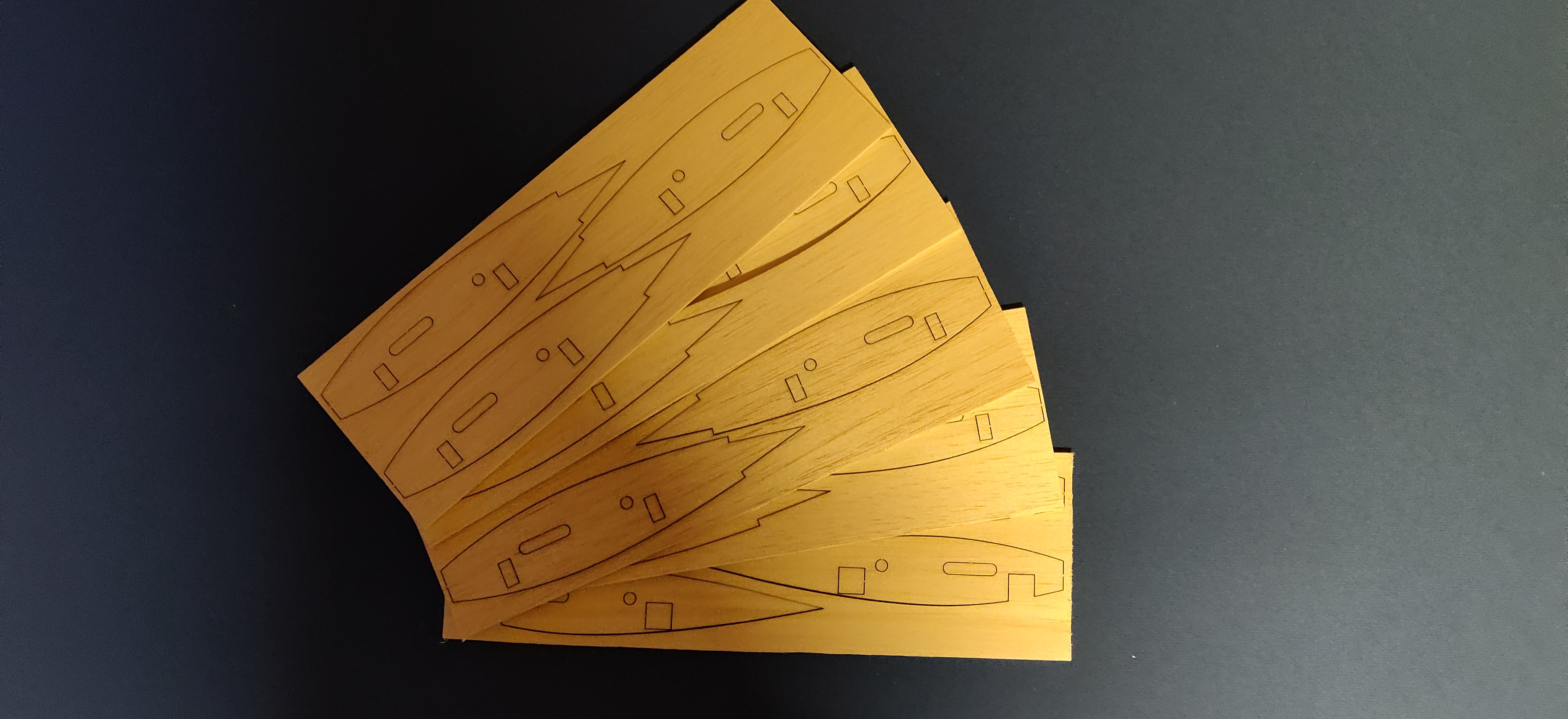 Mercury 'Toreador'  - Vintage Control Line Model - Laser-cut Balsa Rib Set