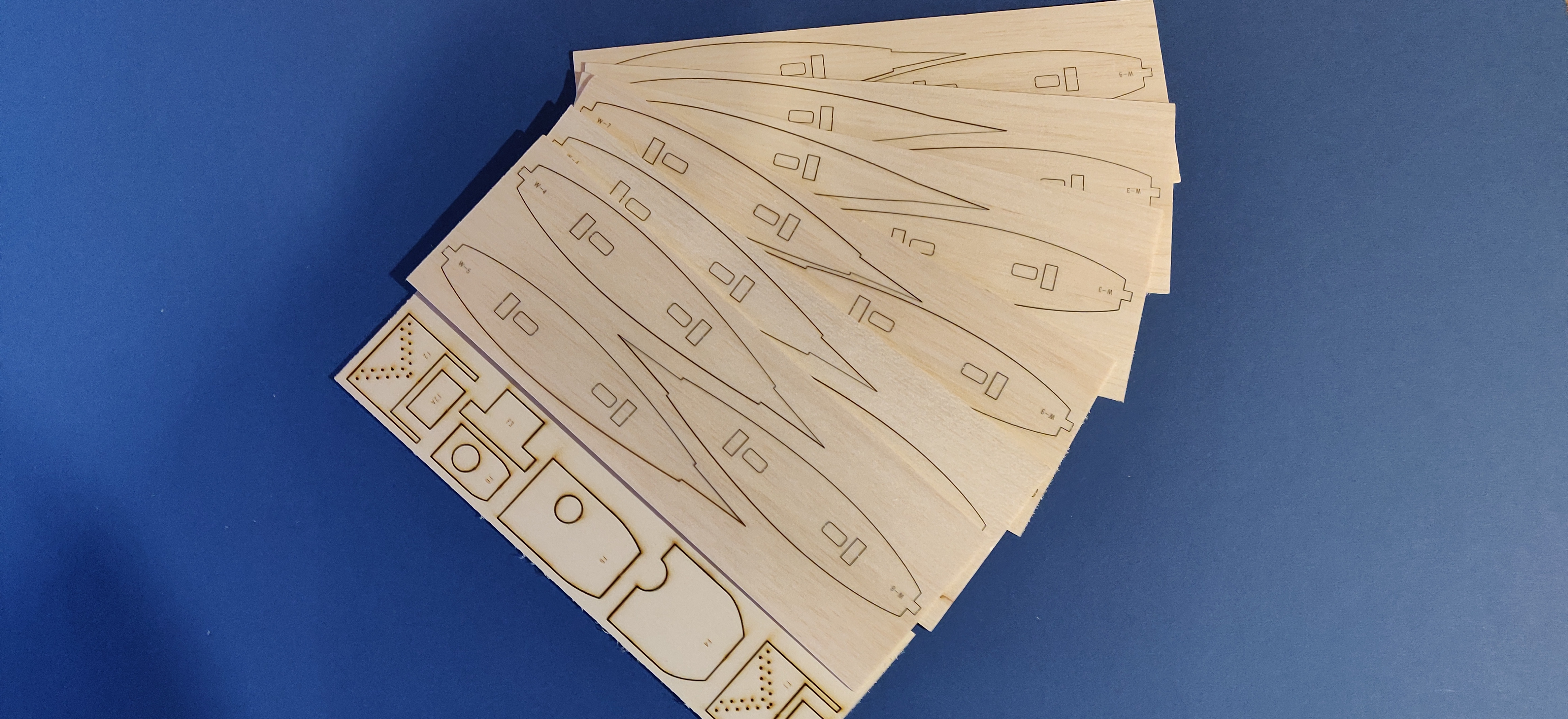 Mercury 'Monarch' - Control Line Stunt Model - Laser-cut Balsa/Ply Parts Set