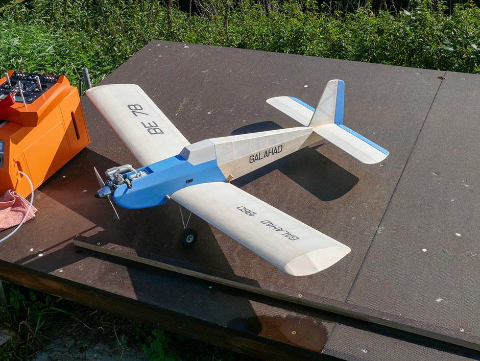 Mercury 'Galahad'  - Vintage Model aeroplane - Laser-cut Balsa/ply Rib Set