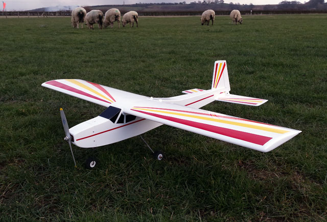 Trainer by David Boddington~ 52" RC Training model ~ Laser-cut Balsa Ply Parts Set